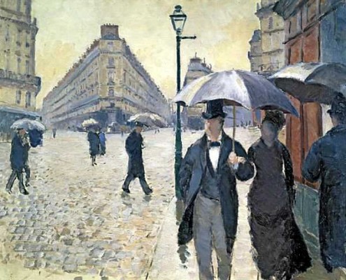 Musée Marmottan Monet Paris - Gustave Caillebotte - Temps de pluie 1877