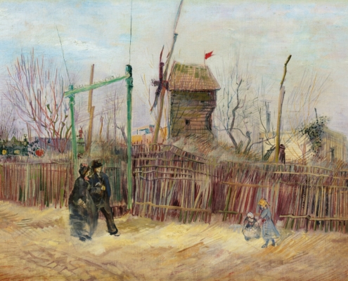 Vincent Van Gogh Scène de rue à Montmartre 1887